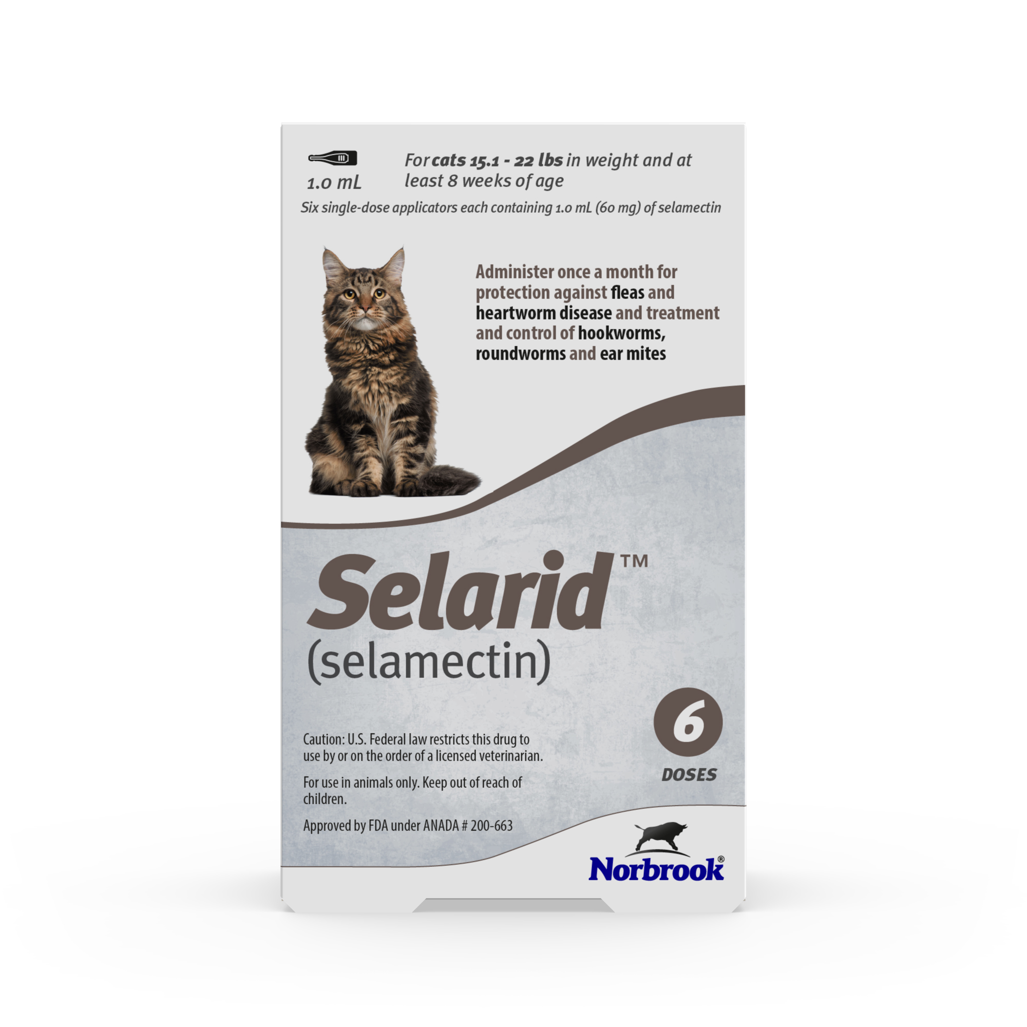 SELARID LARGE CAT 15-22lbs 6PK [TAUPE]